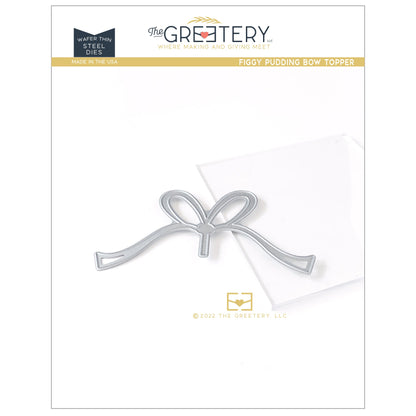 Figgy Pudding Bow Topper Die